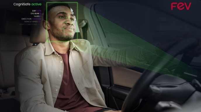 FEV开发人工智能支持的驾驶员监控系统CogniSafe 可